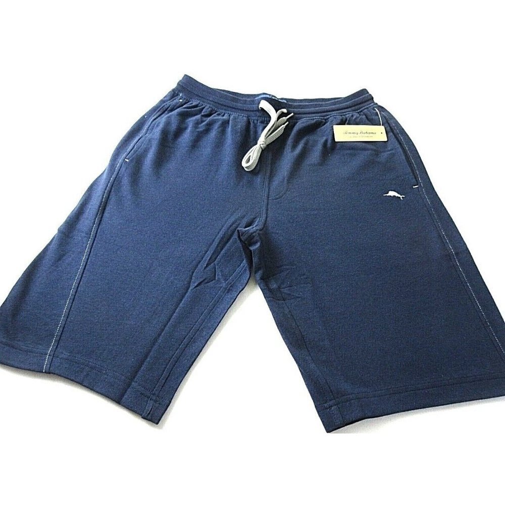 Tommy Bahama Men's Lounge Sleepwear Cotton Blend Shorts Navy Blue NWT Free Ship
